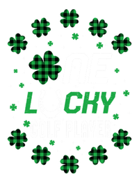 St Patricks Day Prek Kinder One Lucky Golf Player Cool Gift Insulated Varsity Jacket