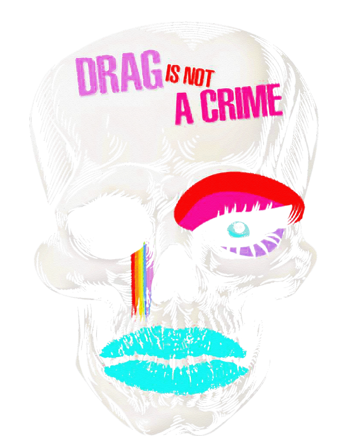 Drag Is Not A Crime Skull Toddler Sweatshirt