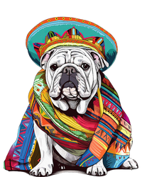 Bulldog Dog in Mexican Cinco De Mayo Sombrero and Poncho Women's Strappy Tank