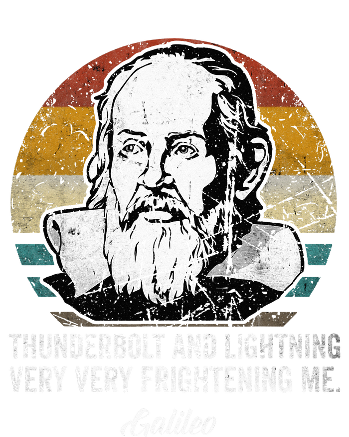 Thunderbolt lightning Galileo philosopher physics astronomy T-Shirt