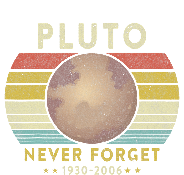 Vintage Never Forget Pluto Nerdy Astronomy Space Science T-Shirt