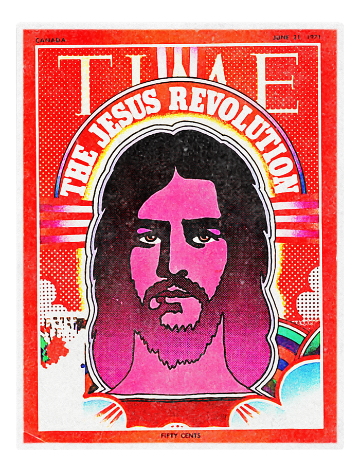 The Jesus Revolution Retro Vintage Christian Revival 70s 60s Kids Tie-Dye T-Shirt