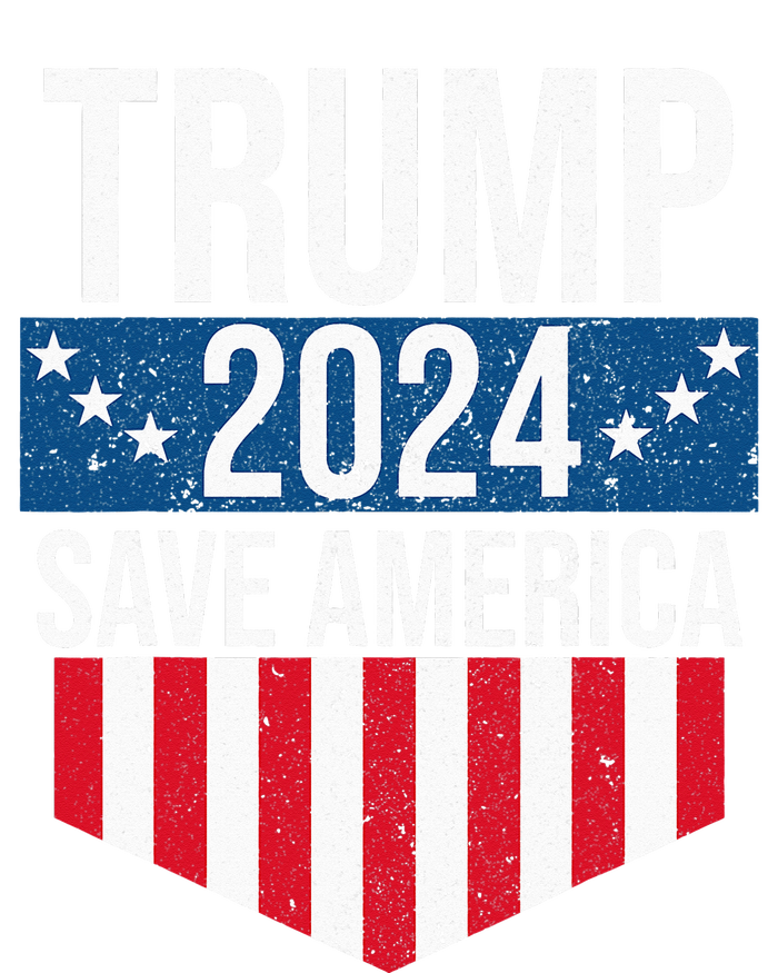 Trump 2024 Save America Donald Trump Supporters High Crown Mesh Back Trucker Hat