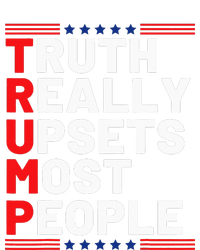 Trump Truth Really Upset Most People Trump 2024 America Flag Womens Funnel Neck Pullover Hood