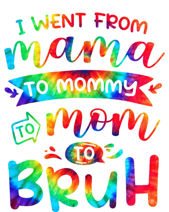 I Went From Mama To Mommy To Mom To Bruh Funny Mother Gag Daily Commute Backpack