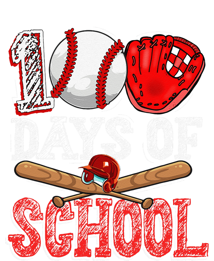 100 Days Of School Baseball 100th Day Of School Teacher T-Shirt