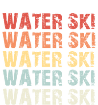 Retro Water Ski Lover Gift Waterski Love Funny Gift Skiing Gift Valucap Bio-Washed Visor