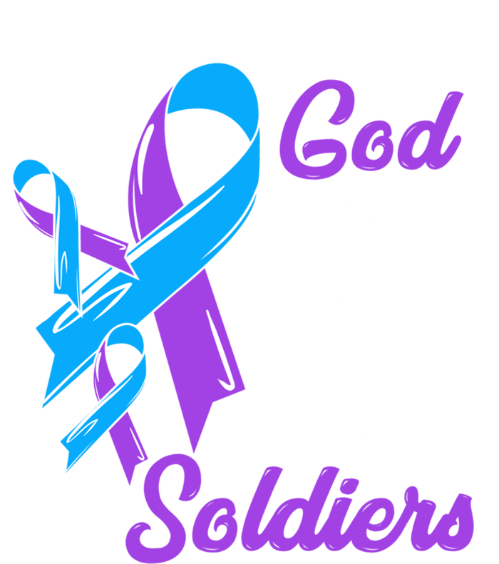 Rheumatoid Arthritis Awareness Ribbon God Strongest Soldiers Gift Sustainable Knit Beanie