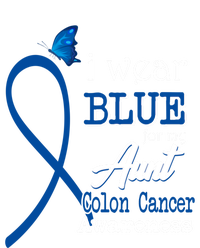 Ribbon I Wear Blue Unt Colon Cancer Awareness Gift T-Shirt