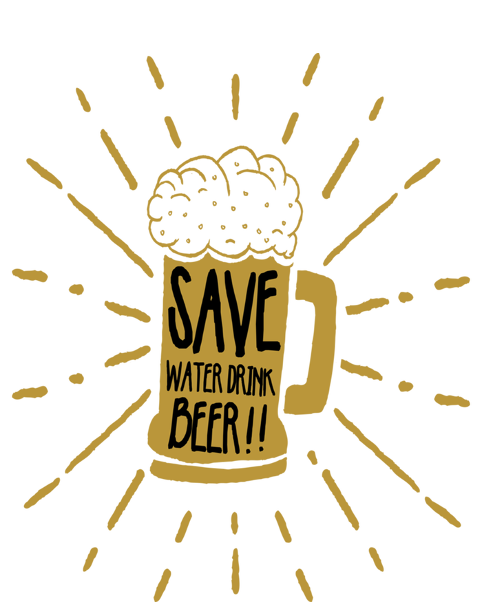 Save Water Beer Graffiti Art Protest Cute Gift Tank Top