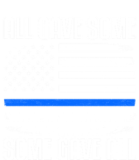 All Gave Some Some Gave All Police Thin Blue Line Great Gift Women's Long Sleeve Flannel Pajama Set 