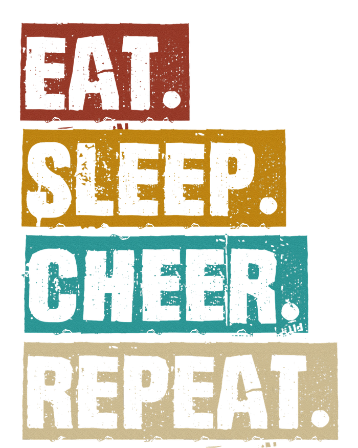 Eat Sleep Cheer Repeat - Cheerleading Cheerleader Cool Funny Yupoong Adult 5-Panel Trucker Hat