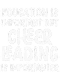 Education is Important but Cheerleading is Importanter Tie-Dye T-Shirt