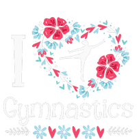 I Love Gymnastics Gymnast Acrobatic Tumbling Cheerleading Women's Tri-Blend 3/4-Sleeve Raglan Shirt