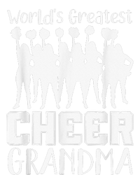 Worlds Greatest Cheer Grandma Funny Cheerleading Cheerleader USA-Made Snowflake Beanie