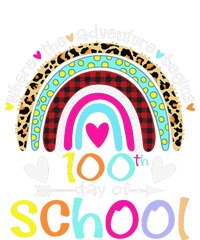 100th Day Of School Teacher Student 100 Days Smarter Rainbow Long Sleeve Shirt