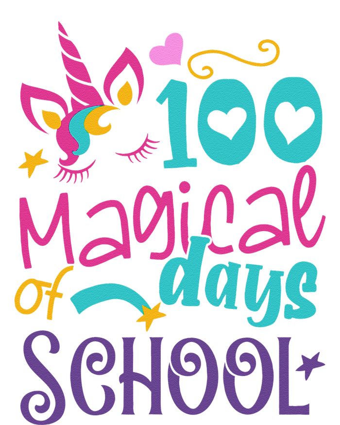 100th Day Of School Unicorn 100 Magical Days Teacher T-Shirt