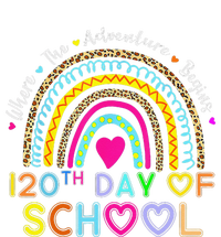 120th Day Of School Teacher 120 Days Smarter Rainbow T-Shirt