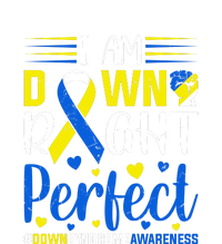 Down Right Perfect For Down Syndrome Awareness Gift Kids Hoodie