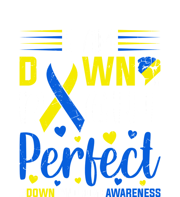 Down Right Perfect For Down Syndrome Awareness Gift Kids Hoodie