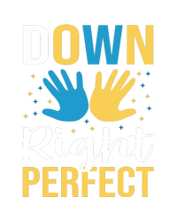 Down Right Perfect For Down Syndrome Awareness Gift Long Sleeve Pajama Set