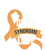 Down Syndroe Love For Down Syndrome Awareness Gift Striped Beanie with Solid Band