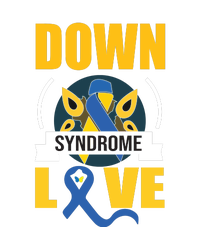 Ribbon Down Syndrome Love Down Syndrome Awareness Day Gift Women's Racerback Tank