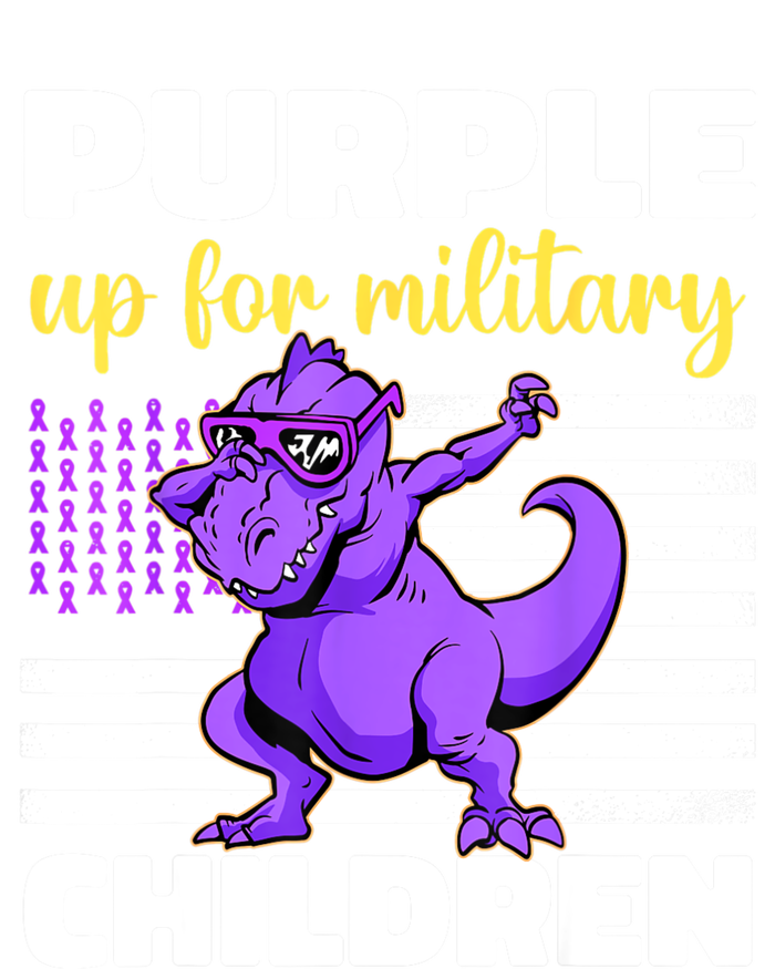 Purple Up For Military Month Of The Military Children Ladies Long Sleeve Shirt