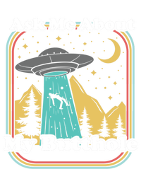 Ask Me About My Butthole Funny Alien Believer Retro 80s Gift T-Shirt