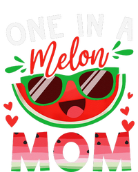 One In A Melon Mom Watermelon Family Matching Womens Funnel Neck Pullover Hood