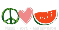 Peace Love Watermelon Happy Watermelon Day T-Shirt