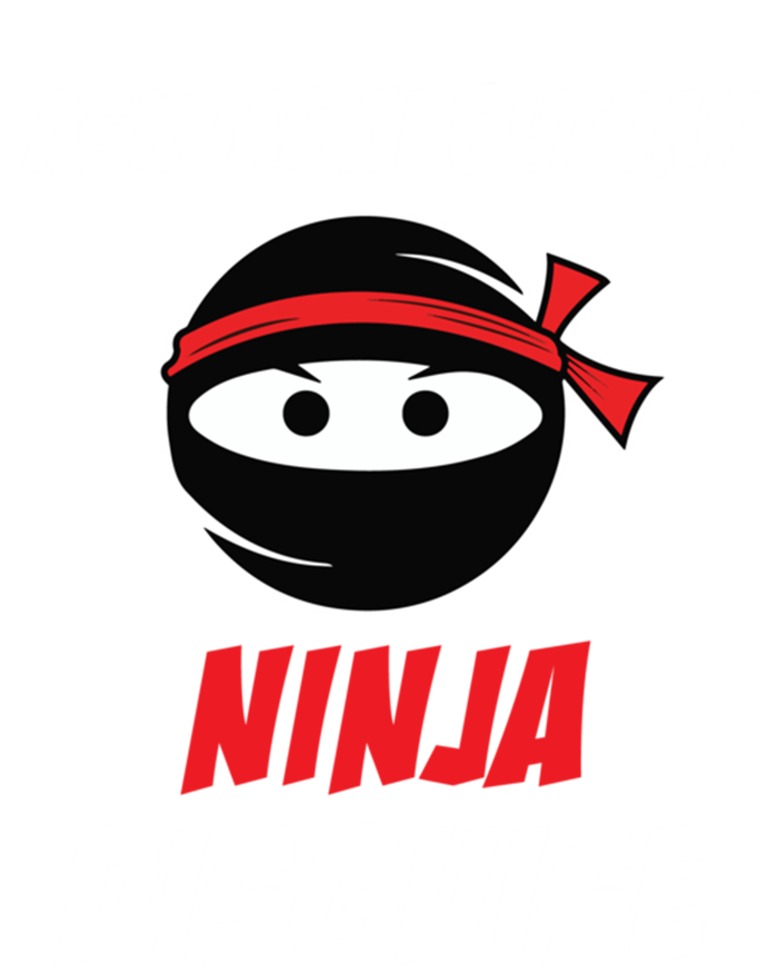 Ask Me About My Ninja Disguise Funny Ninja Gift Sweatshirt Cinch Pack Bag