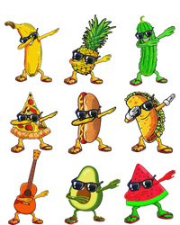 Summer Fruit Dabbing Banana Pineapple Pizza Watermelon T-Shirt