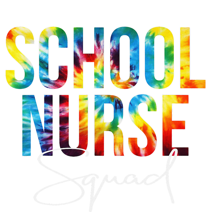 School Nurse Squad Appreciation Day Tie Dye For Work Valucap Bio-Washed Visor