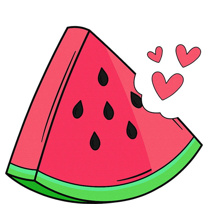 Watermelon Slice Melon Summer Vacation Season Fruit Lovers T-Shirt