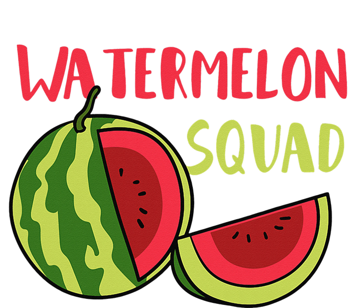 Watermelon Squad Tropical Fruits Flat Bill Trucker Hat