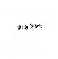 Distressed Battle Bennington Vt Day Molly Stark Cannon Retro Cool Gift Canvas