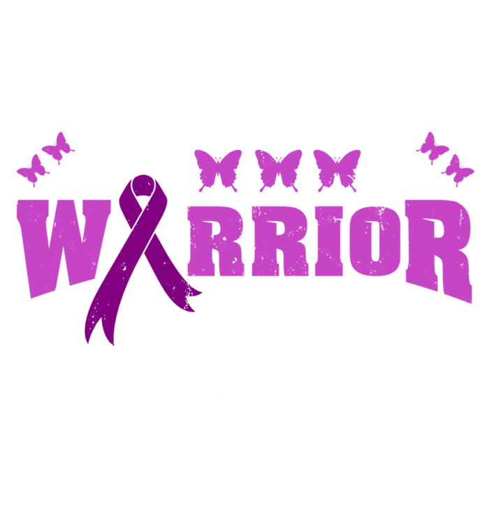 Aunt Of A Warrior Testicular Cancer Awareness Funny Gift Sweatshirt Cinch Pack Bag