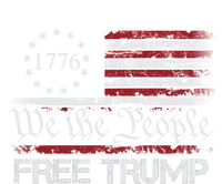 Free Trump Supporters Pro Trump American Flag T-Shirt