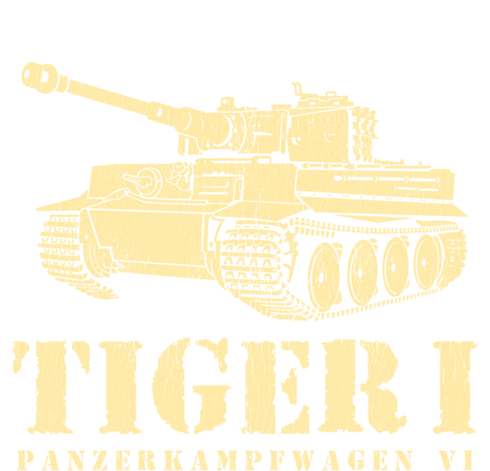 Funny Army Vintage Tiger Tank Pzkpfw Vi Wwii Gift Gift Full-Length Apron With Pockets