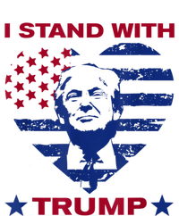 I Stand With Trump 2024 Trump Support Vote Political Bella+Canvas Jersey Crop Tee