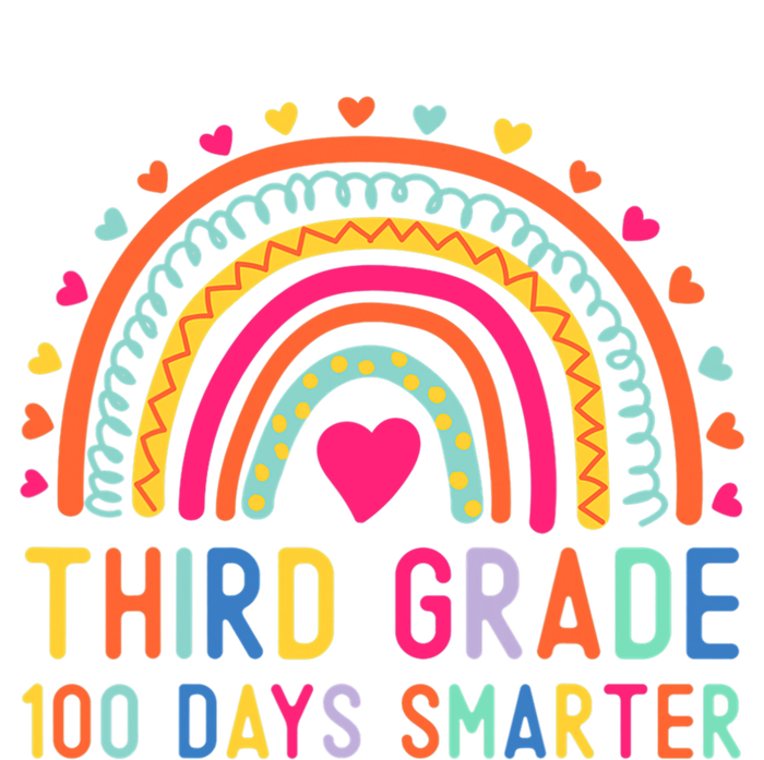 Third Grade 100 Days Smarter Rainbow 100th Day Of School Great Gift Coaster