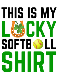 This Is My Lucky Softball Gift Sport Game St Patrick's Day Gift T-Shirt