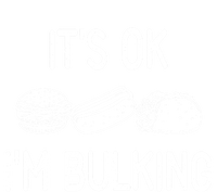 It's Ok I'm Bulking Funny Cheat Day Fitness Workout Gift Women's Flannel Pajama Set