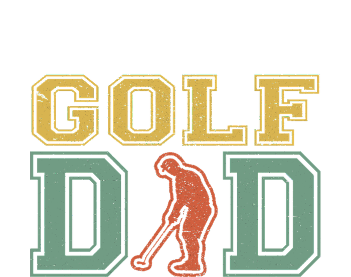 Father's Day Retro Golf Dad For Golf Lovers Active Gift For Dad T-Shirt