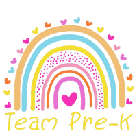 Back To School Team PreK Squad Crew Teacher Rainbow T-Shirt