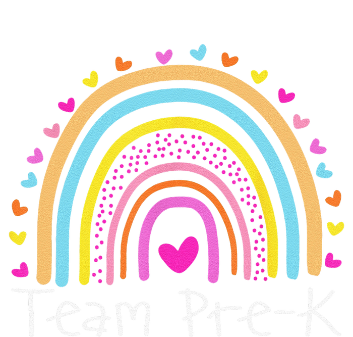 First Day Of Team PreK Squad Crew Preschool Teacher Rainbow T-Shirt