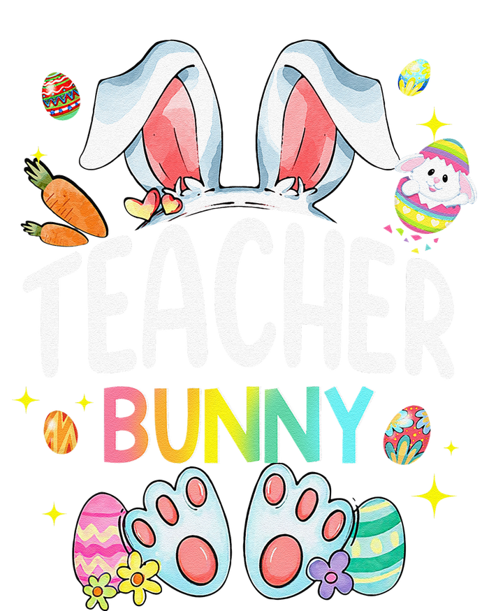 Happy Easter Day Women Teacher Bunny Hoodie