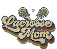 Womens Lacrosse Mom Vintage Retro Lacrosse Stick Sun Gift Canvas