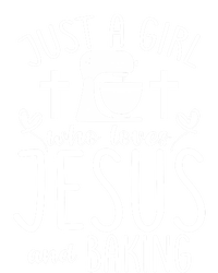 Just A Who Love Jesus And Baking Gift Ladies Essential Tank